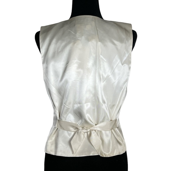 LIZ CLAIBORNE - Floral Tapestry Vest - Size 8 - Picture 3 of 4